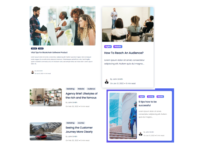 Create blogs for attract new clients
